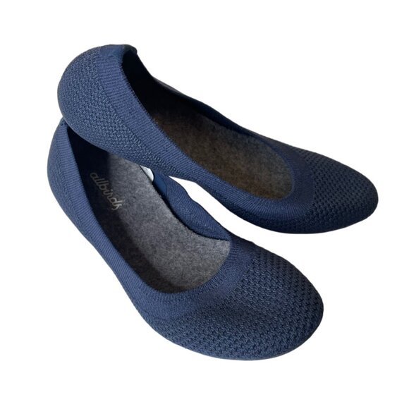 Allbirds Blue Ballet Flats Tree Breezer Size 5.5 - Picture 1 of 16